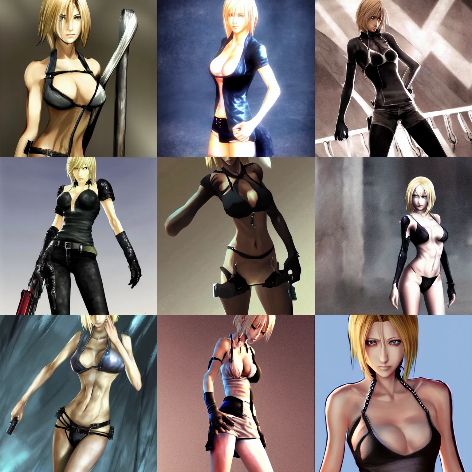 Dryfield, Parasite Eve 2 Remake, Stable Diffusion