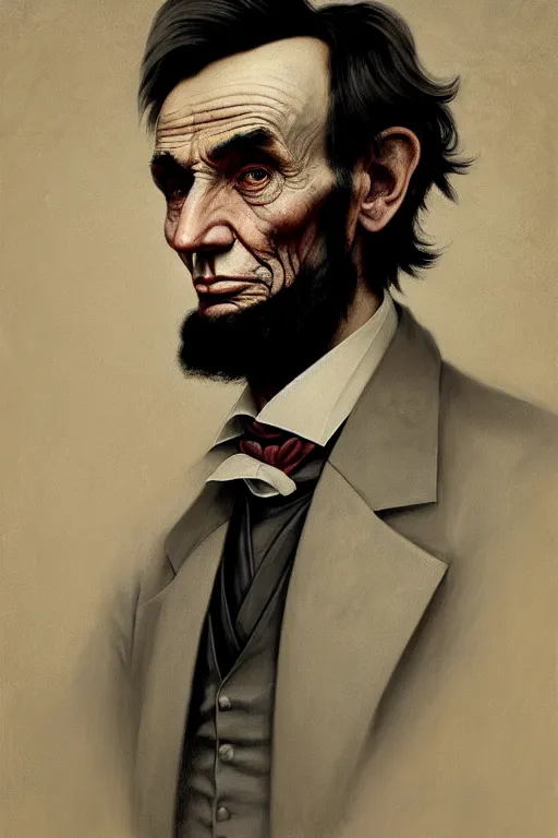 Prompt: breathtaking soft painting of abraham lincoln in knight armor, biblic background, books flying around, realistic symmetrical face features, rembrandt style, elegant, highly detailed, artstation, concept art, matte, sharp focus, art by tom bagshaw, and greg rutkowski and goya