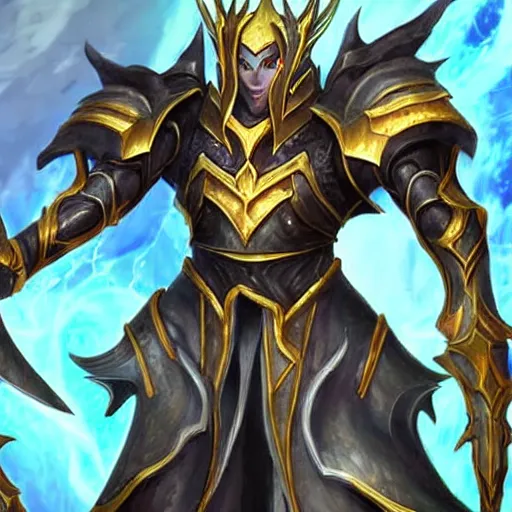 Image similar to sauron as a league of legends character