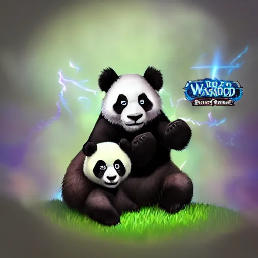 Prompt: panda from world of warcraft