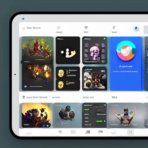 Prompt: Award winning UI design for Discord 2.0, featured on Behance
