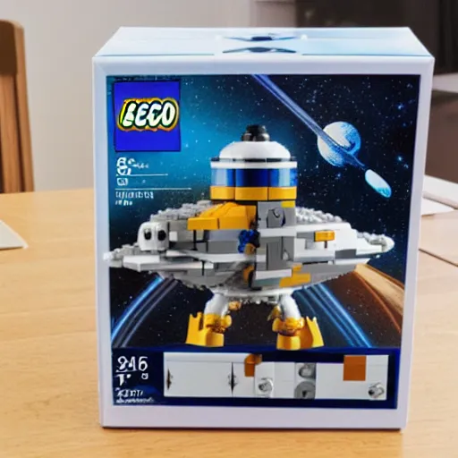 Image similar to a space themed lego set