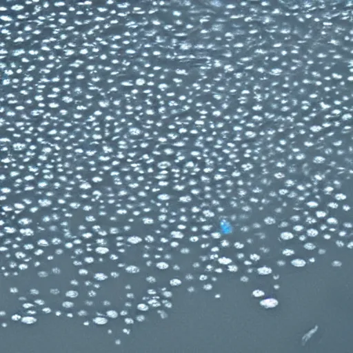 Prompt: diatoms floating in the ocean