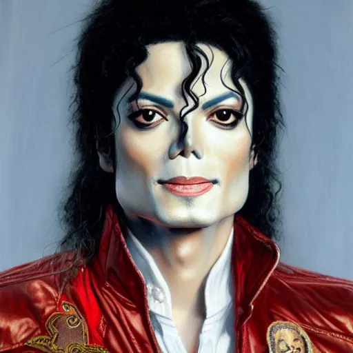 Image similar to 20 year olf Michael Jackson portrait art by Donato Giancola and Bayard Wu, digital art, trending on artstation, 4k