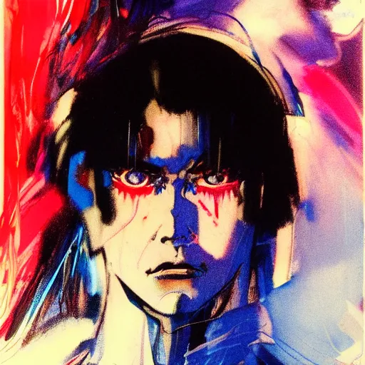 Image similar to citizen portrait soft light painted by bill sienkiewicz and bob peak, inspired by akira anime, smooth face feature, intricate oil painting, high detail illustration, sharp high detail, manga and anime 1 9 9 9