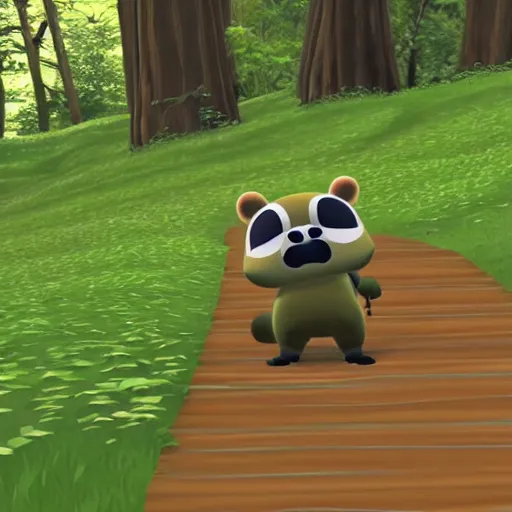 Image similar to Tom Nook trail cam footage