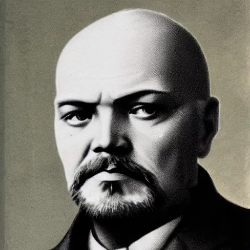 Image similar to beautiful potrait of lenin-cyborg