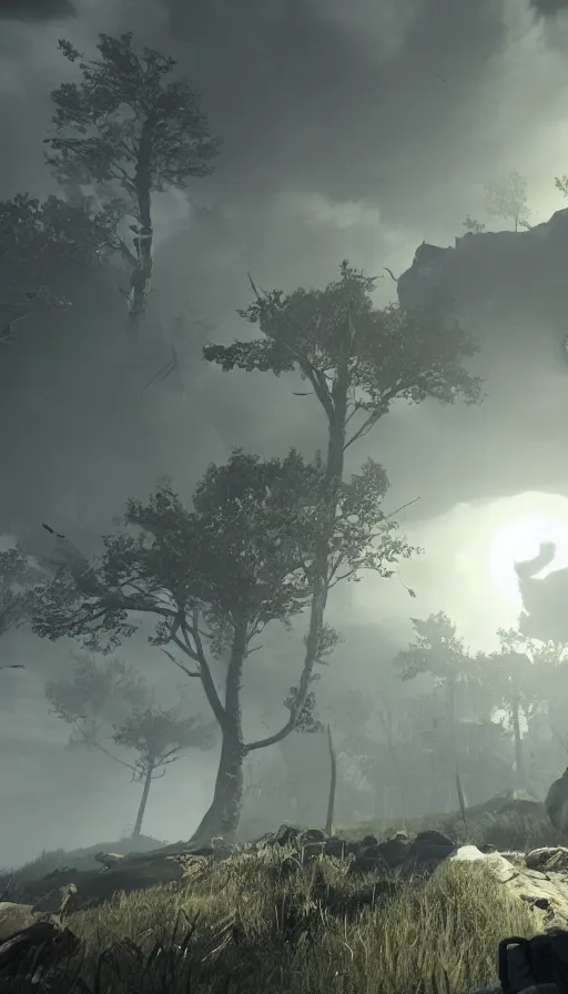 Image similar to the end of the world, with cryengine