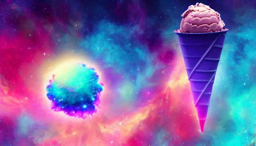 Image similar to stunning render of a cosmic - flavored