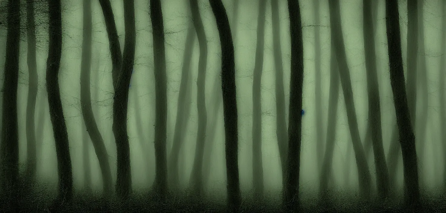 Prompt: dark forest by johns geoff