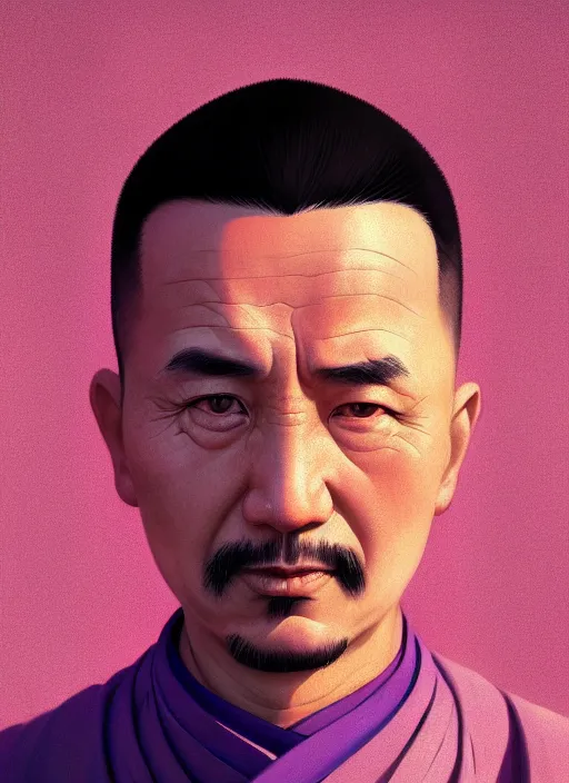 Prompt: centered painted portrait, a uyghur muslim man in a prison, matte painting concept art, art nouveau, beautifully backlit, swirly vibrant color lines, fantastically gaudy, aesthetic octane render, 8 k hd resolution, by ilya kuvshinov and and gilleard james