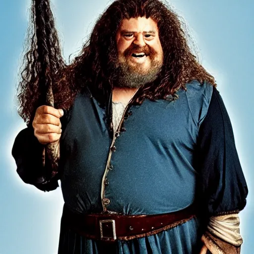 Image similar to hagrid as an elder ring npc