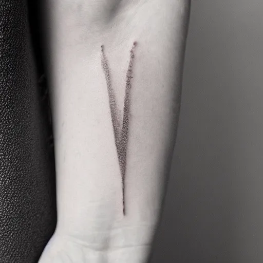 Image similar to minimalistic tattoo design