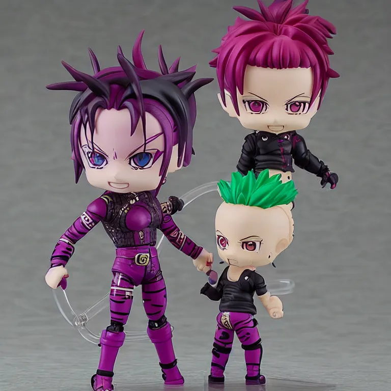 Image similar to diavolo, an anime nendoroid of diavolo, jojos bizarre adventure, figurine, detailed product photo