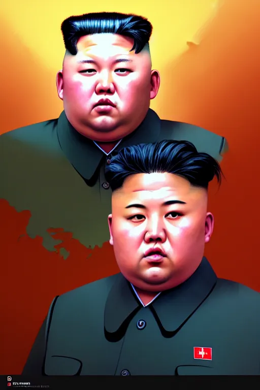 Image similar to highly detailed portrait kim jong un in gta v, stephen bliss, unreal engine, fantasy art by greg rutkowski, loish, rhads, ferdinand knab, makoto shinkai and lois van baarle, ilya kuvshinov, rossdraws, tom bagshaw, global illumination, radiant light, detailed and intricate environment