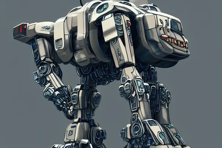 Image similar to mining four legged mecha, futuristic, by jon aaron kambeitz, katsuhiro otomo, heng z, concept art, insanely detailed, raytracing, octane, unreal engine, trending on artstation