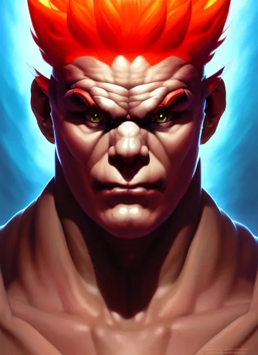 Prompt: symmetry!! portrait of akuma, street fighter, sci - fi, global illumination!! intricate, elegant, highly detailed, digital painting, artstation, concept art, smooth, sharp focus, illustration, art by artgerm and greg rutkowski and alphonse mucha