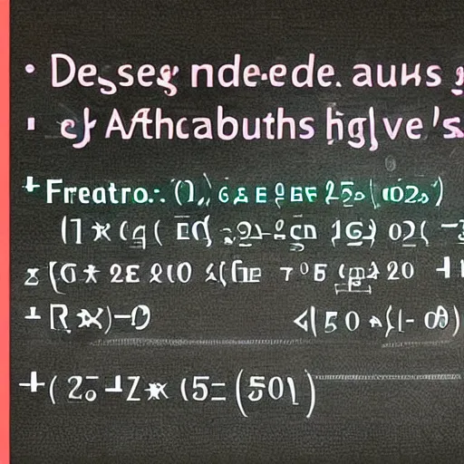 Image similar to dense mind-blowing equations full of numbers, Greek letters, fractions and high-level mathematics