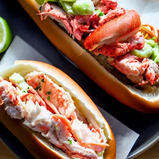 Image similar to lobster roll food