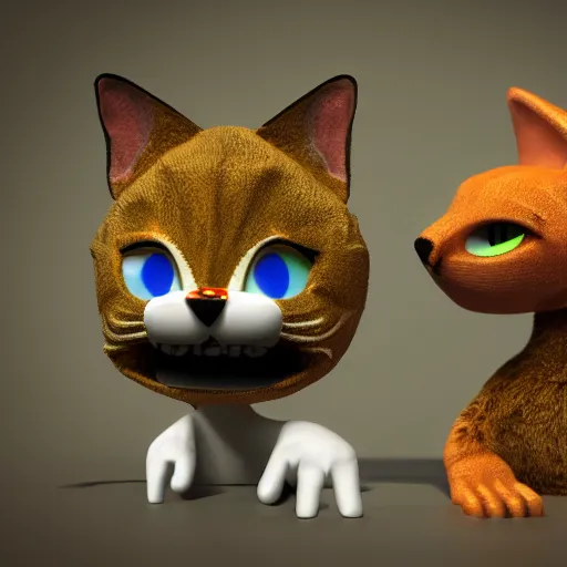 Image similar to lord nermal has a sidekick, in the style of grand chamaco and pedro conti and stanley kubrick, inspired by die antwoord, photorealistic, epic, super technical, 3 d render