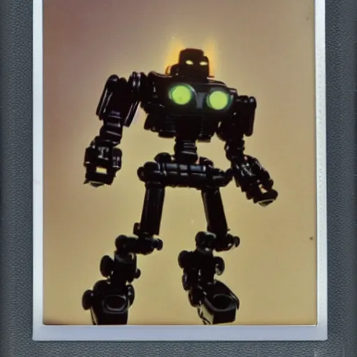 Prompt: polaroid photo of bionicle