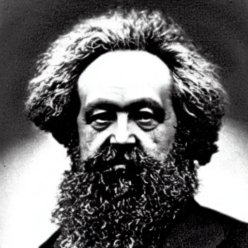 Image similar to Karl Marx caught on trail cam footage