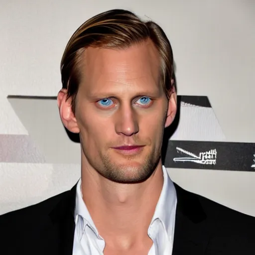 Image similar to alexander skarsgard, handsome, clean shaven