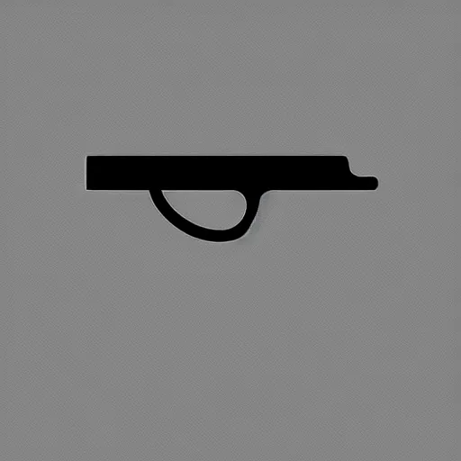 Prompt: pistol icon, anime, discord, simplistic design, minimalistic