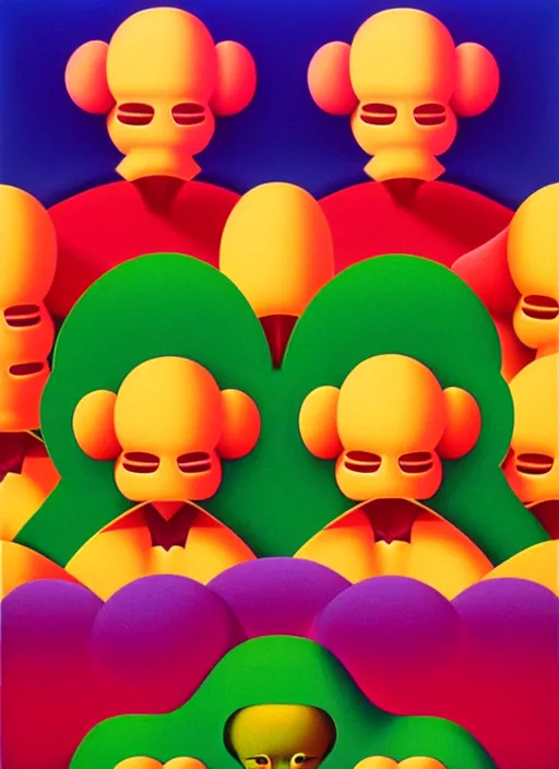 Image similar to flower men by shusei nagaoka, kaws, david rudnick, airbrush on canvas, pastell colours, cell shaded, 8 k