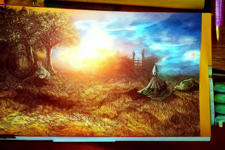 Prompt: quenn sleep, fantasy, pen painting, ultra realistic!!!, hdr, clear weather, golden hour, sharp focus