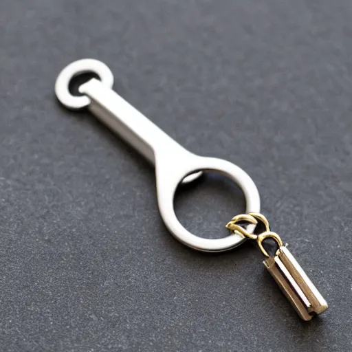 Prompt: a keychain owned by the best designer in the world