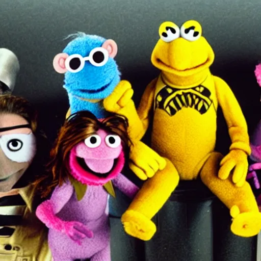 Prompt: The Watchmen as Muppets