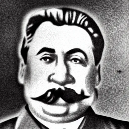 Image similar to stalin as a stuffed animal