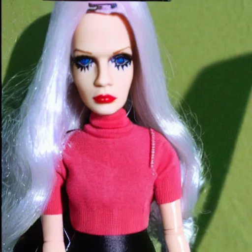 Image similar to genesis p - orridge barbie doll