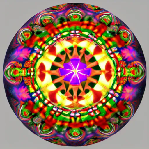 Image similar to Pysanky kaleidoscope magic circle