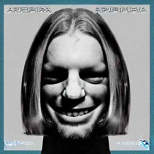 Prompt: aphex twin album cover design by chris cunningham and jonathan zawada