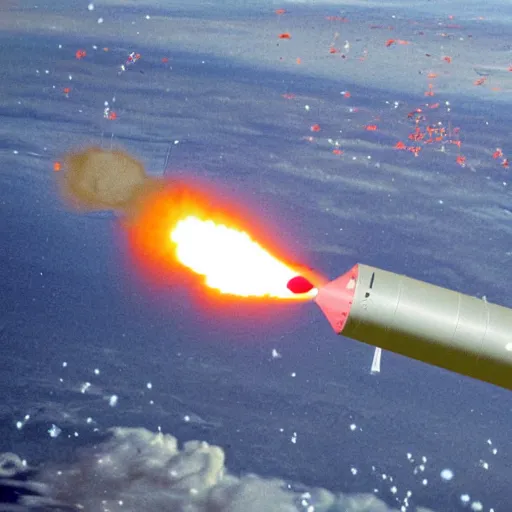 Prompt: photo of missile hitting russian radar and blowing up, highly detailed, photorealistic, 8 k