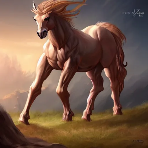 Image similar to centaur, fantasy, trending on artstation