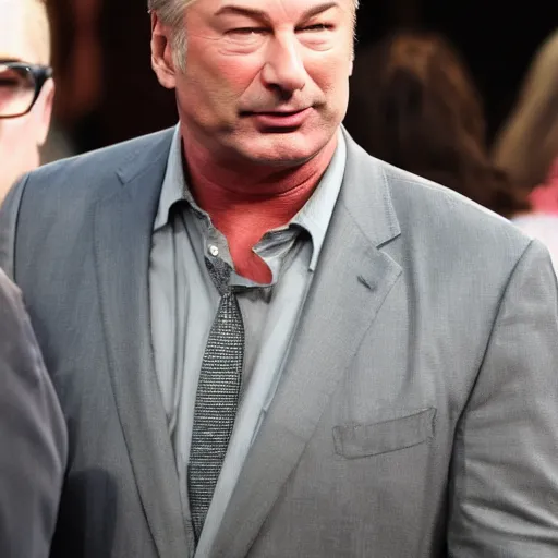 Image similar to alec baldwin looking sad tears in eyes