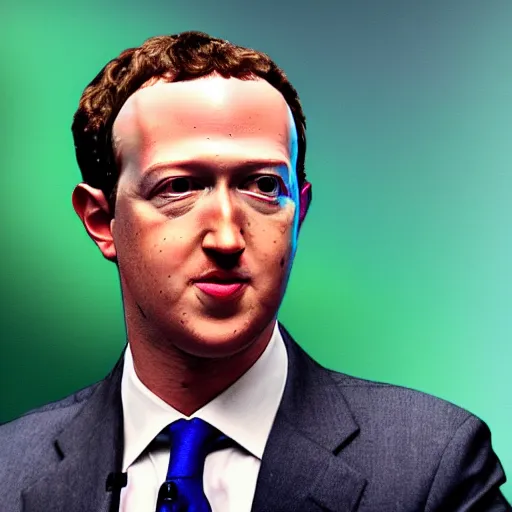 Image similar to mark zuckerburg with a small body. hyperrealistic photorealistic, detailed background, detailed features, radiant lighting