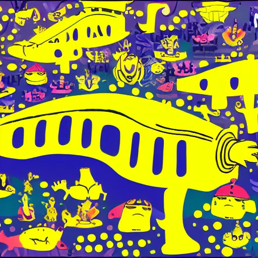 Image similar to yellow submarine