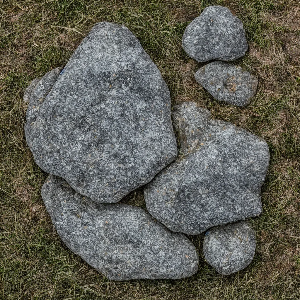 Prompt: A field photo of an extremely beautiful rock