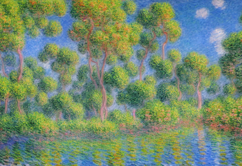 Image similar to anime scenery, very anime scenery in impressionist style, trending artwork, anime painter studio, by claude monet