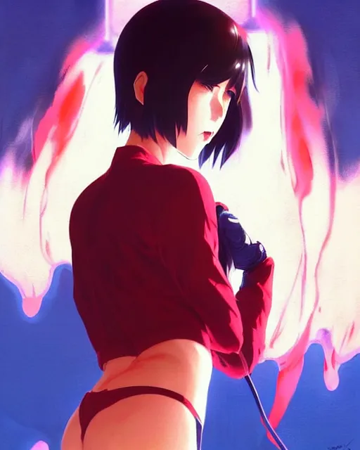 Image similar to fireman | | very very anime!!!, fine - face, audrey plaza, realistic shaded perfect face, fine details. anime. realistic shaded lighting poster by ilya kuvshinov katsuhiro otomo ghost - in - the - shell, magali villeneuve, artgerm, jeremy lipkin and michael garmash and rob rey