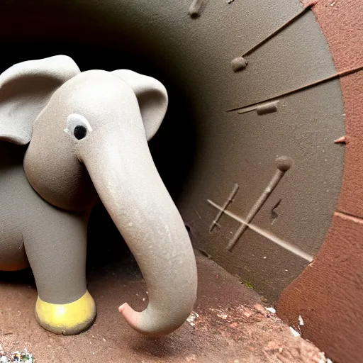 Image similar to sewer pipe elephant rat