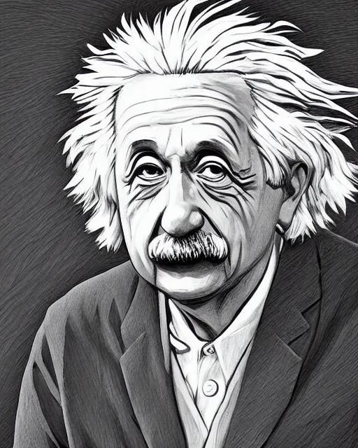 Friends of Art - 'Albert Einstein'.... Drawing by Nestor Canavarro  https://www.facebook.com/classic.art/ | Facebook
