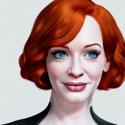 Image similar to 3 d render of christina hendricks as a pixar 2 0 2 2 movie poster, smooth, intricate, octane, reflects, ultra detailed, sharp focus, symmetry