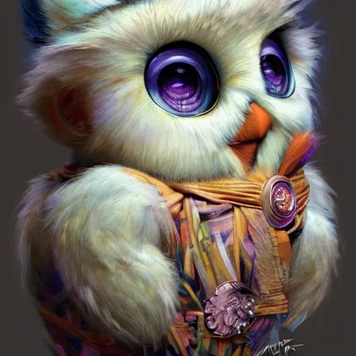 Prompt: Hand drawn Portrait of furby, intricate, wild, highly detailed, digital painting, artstation, concept art, smooth, sharp focus, illustration, art by artgerm and greg rutkowski and alphonse mucha and Hajime Sorayama