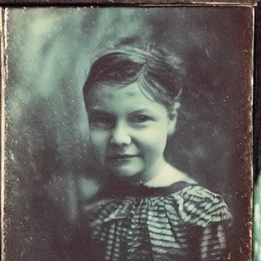 Image similar to tintype photo, underwater, mutant