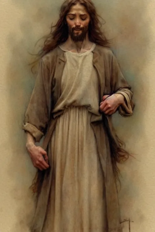 Image similar to (((((1950s jesus second coming . muted colors.))))) by Jean-Baptiste Monge !!!!!!!!!!!!!!!!!!!!!!!!!!!